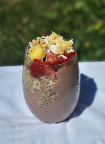 Lava Flow Overnight Oats w/ Protein
